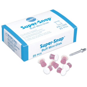 Discos de Pulido Super-Snap Buff Disk 25 Unds SHOFU Incluye Mandril