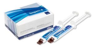Temposil 2 White Cementación de corona Jeringas de 5ml Caja x 2 Unds COLTENE