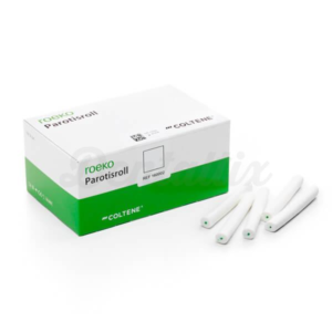 Algodón Liso Parotisroll #5 Roeko CAJA de 100 Unds COLTENE Con Varilla Elástica Integrada