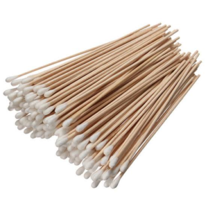 Aplicadores de Madera con Algodon Paq de 100 Unds GROSSMED